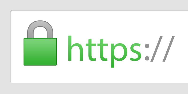 Exemple d'https dans une barre d'adresse